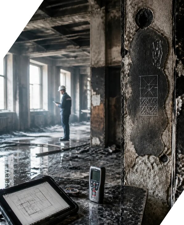 Обследование зданий после пожара в Кургане от 15464 р. | ЭкспертизаРоссия